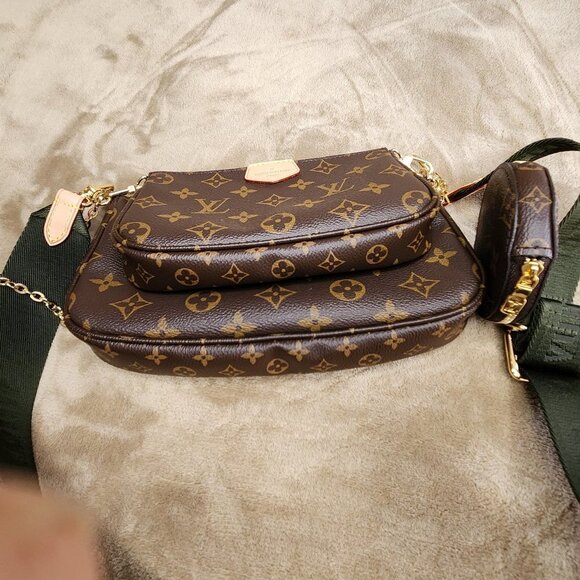 Louis Vuitton Multi Pochette & Accessories in Khak, Authentic - Picture 9 of 12